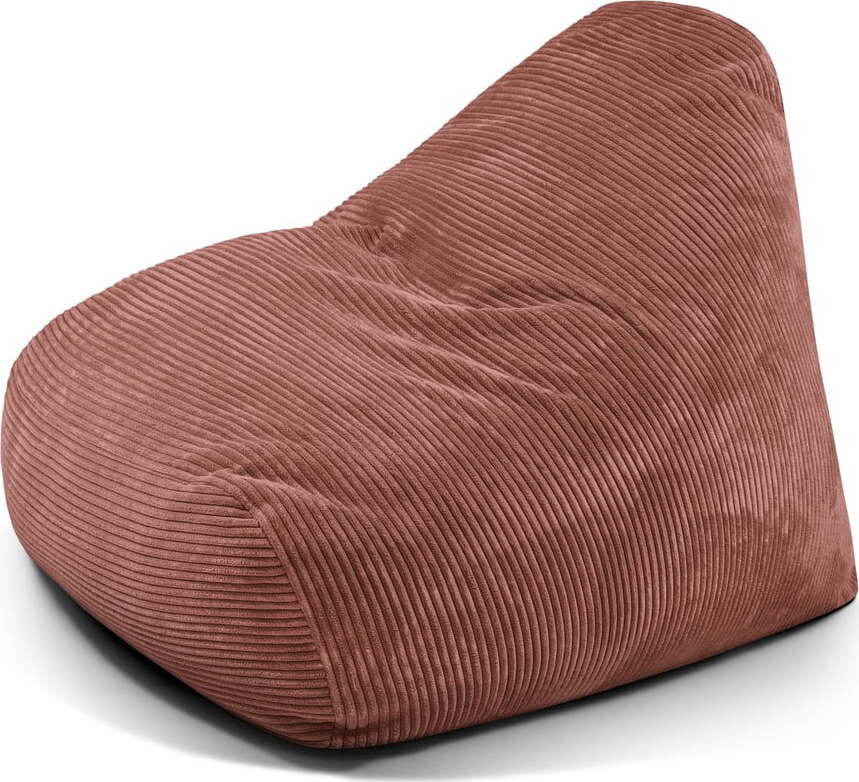 Manšestrový sedací vak v cihlové barvě Snug 100 – SLOWDOWN