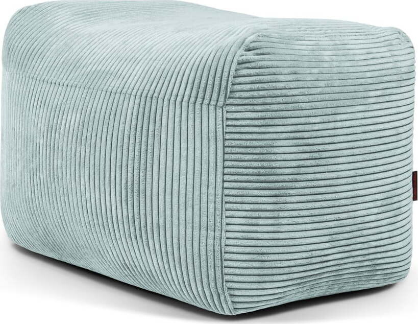 Manšestrový sedací vak v mentolové barvě Plus 70 Lounge – SLOWDOWN