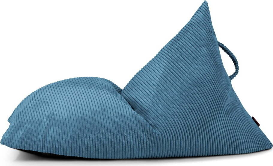 Modrý manšestrový dětský sedací vak Razzy – SLOWDOWN