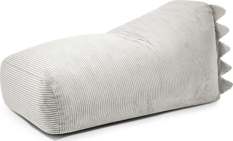 Krémový manšestrový dětský sedací vak Snug 130 Dragon – SLOWDOWN