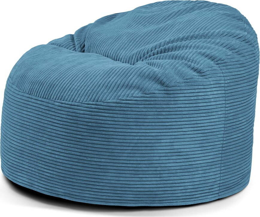 Modrý manšestrový dětský sedací vak Om 85 – SLOWDOWN