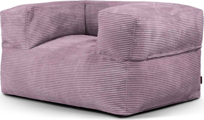 Fialový manšestrový sedací vak MooG – SLOWDOWN