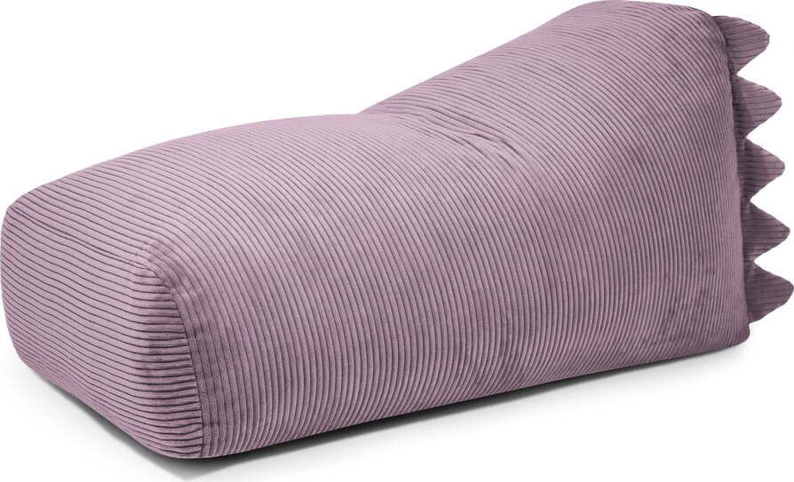 Fialový manšestrový dětský sedací vak Snug 130 Dragon – SLOWDOWN