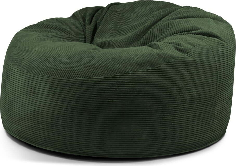 Zelený manšestrový sedací vak Om 135 – SLOWDOWN