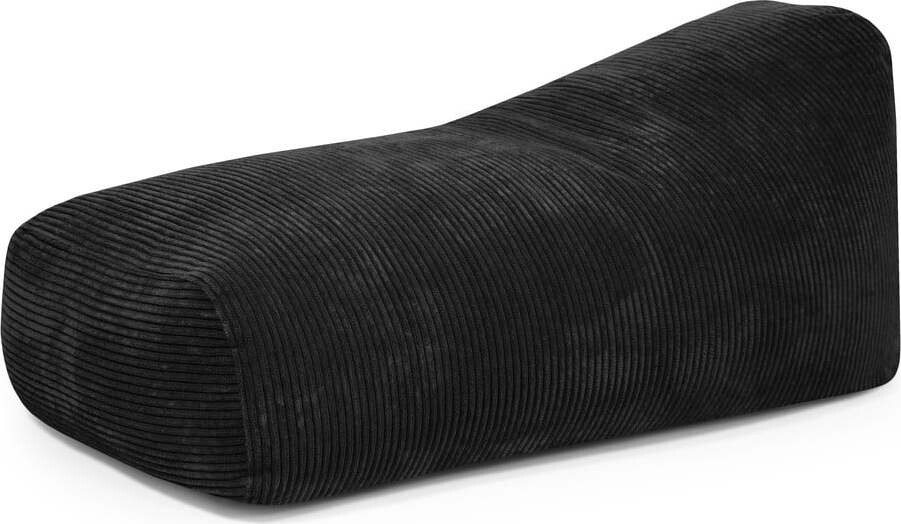 Černý manšestrový sedací vak Snug 130 – SLOWDOWN