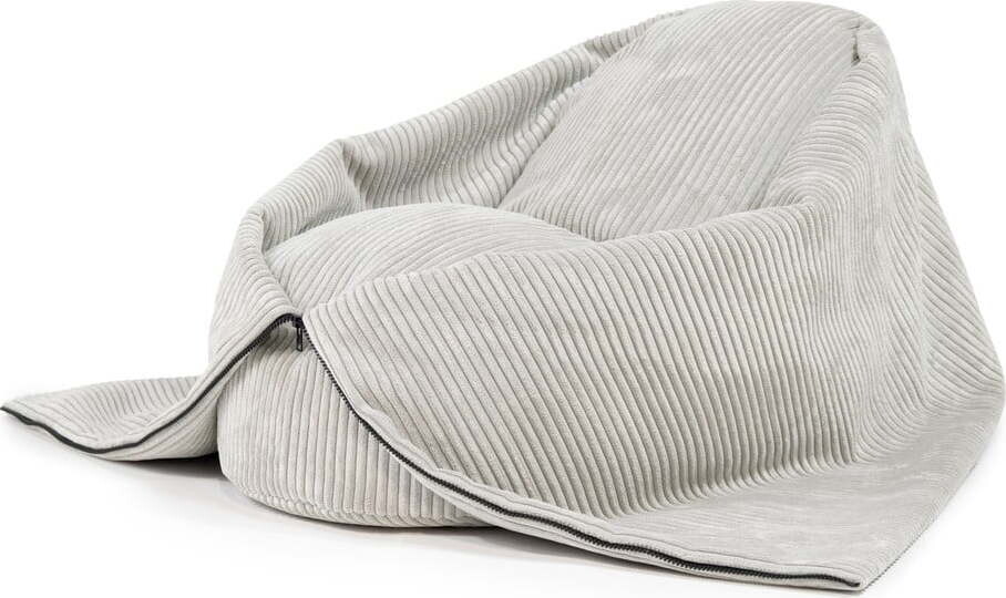 Krémový manšestrový dětský sedací vak Cocoon 80 – SLOWDOWN