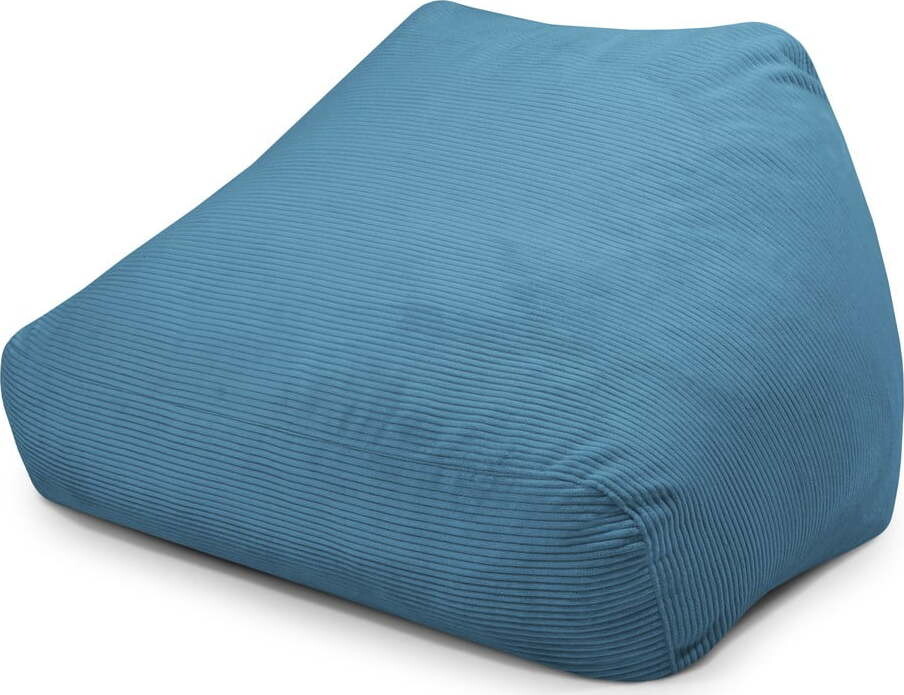 Modrý manšestrový sedací vak Sofa Snug – SLOWDOWN
