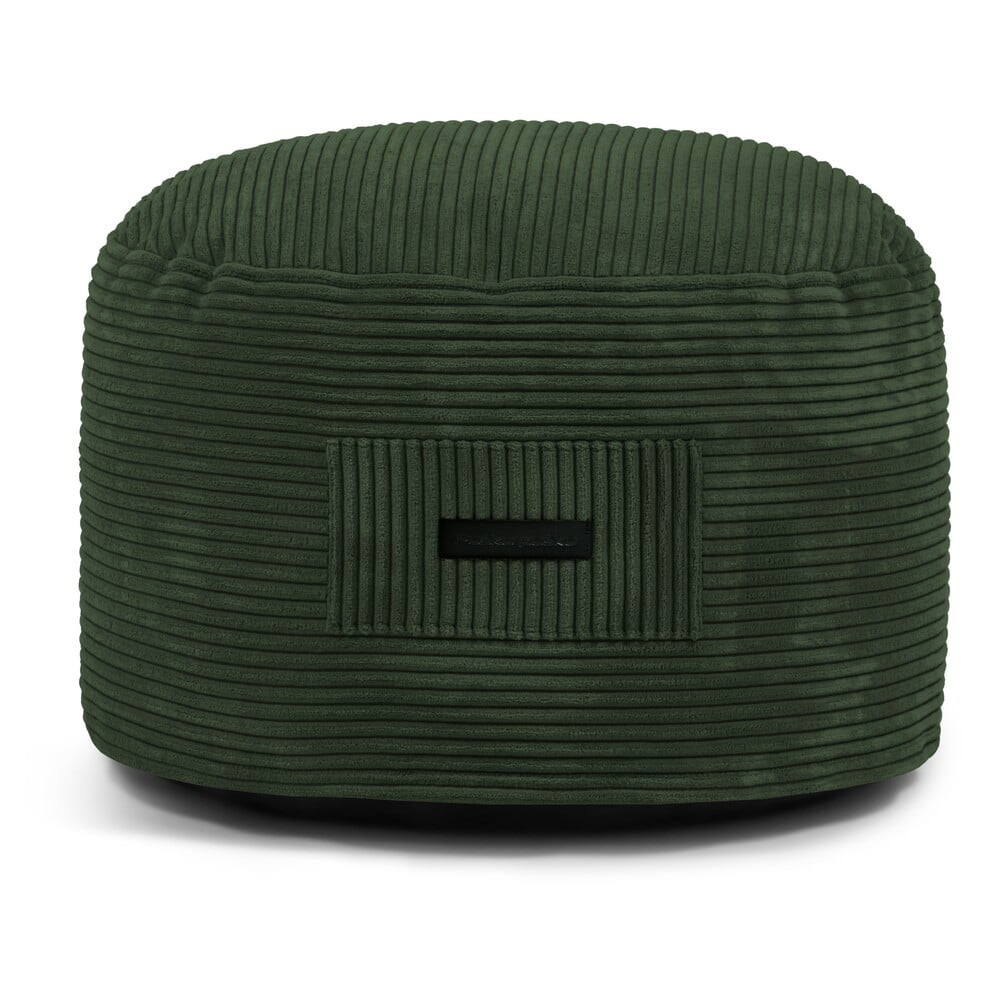 Zelený manšestrový taburet Om 60 – SLOWDOWN