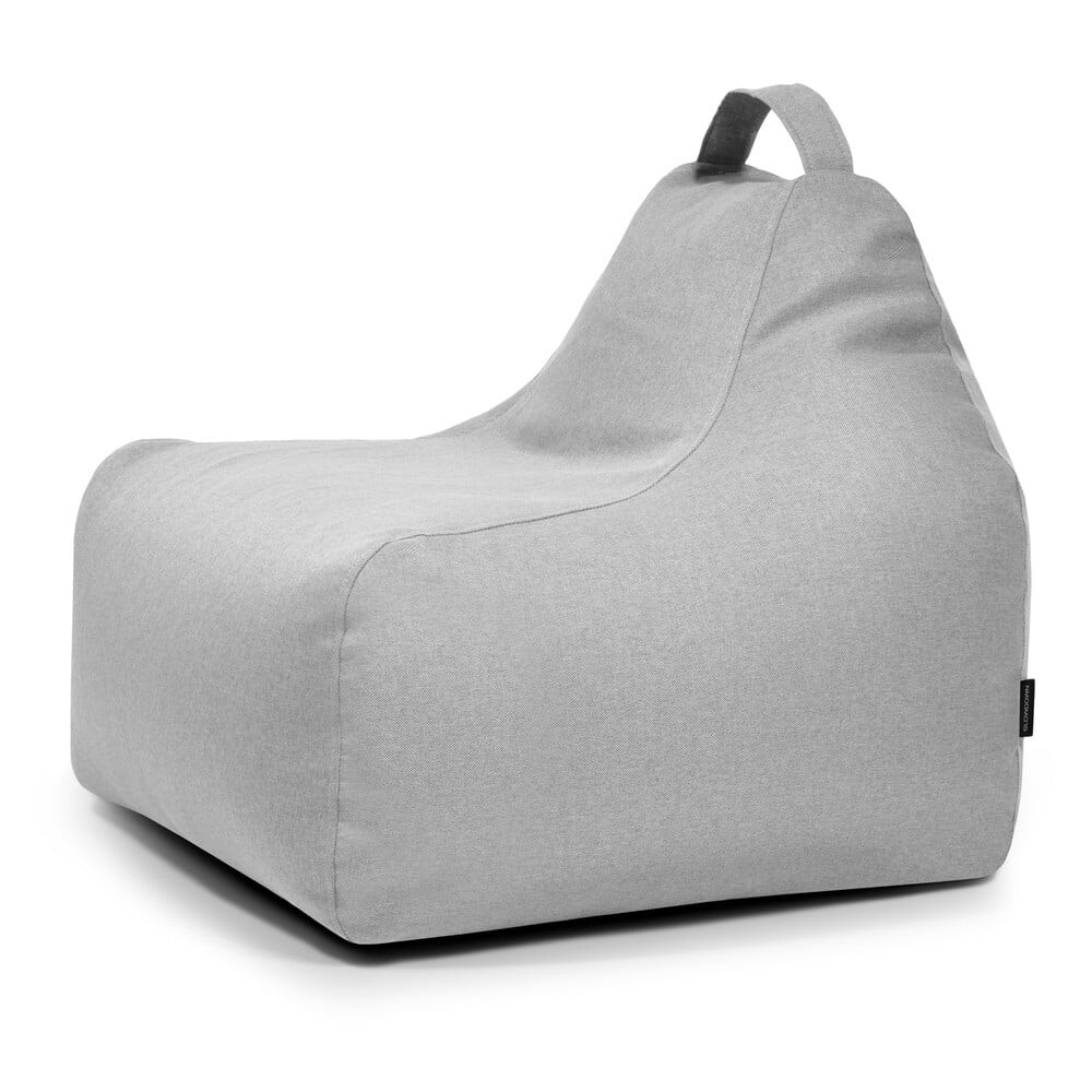 Světle šedý dětský sedací vak Game Amuse – SLOWDOWN
