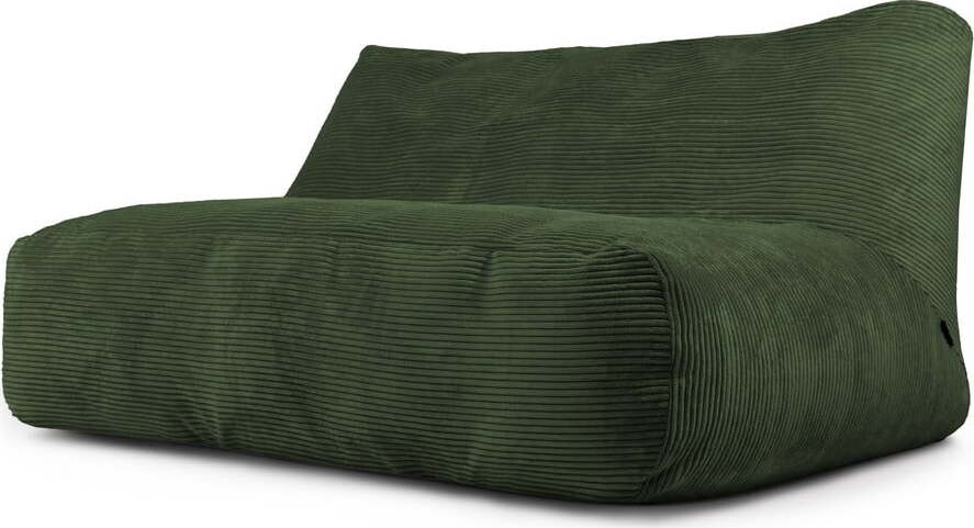 Zelený manšestrový sedací vak Sofa Tube 160 – SLOWDOWN