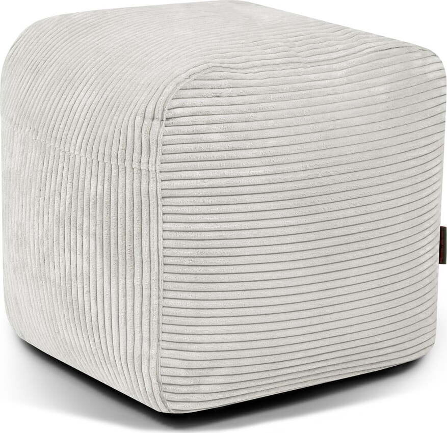 Krémový manšestrový sedací vak Plus 50 Lounge – SLOWDOWN