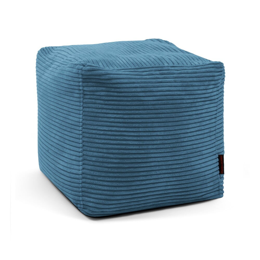 Modrý manšestrový sedací vak Up! MooG – SLOWDOWN