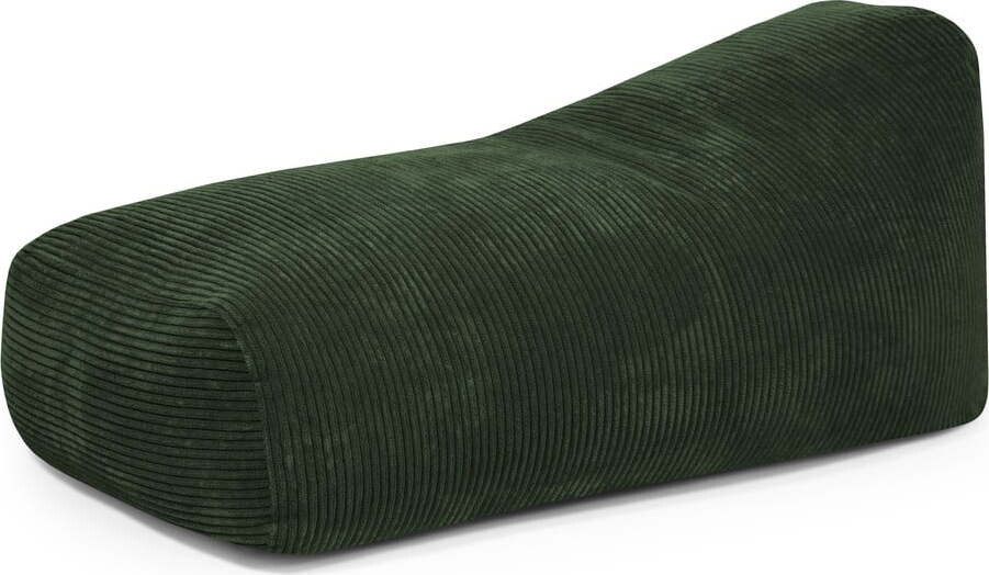 Zelený manšestrový sedací vak Snug 130 – SLOWDOWN