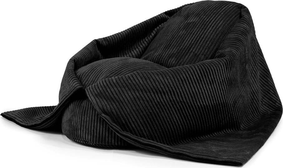 Černý manšestrový dětský sedací vak Cocoon 100 – SLOWDOWN