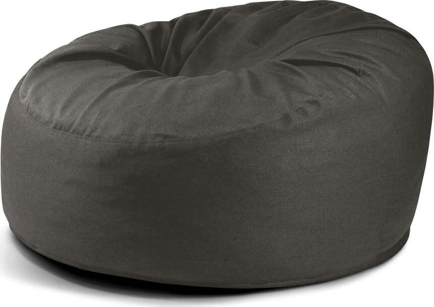 Tmavě šedý sedací vak Om 135 – SLOWDOWN