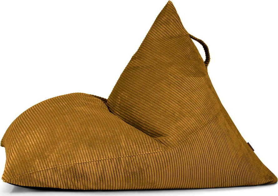 Manšestrový sedací vak v hořčicové barvě Razz – SLOWDOWN