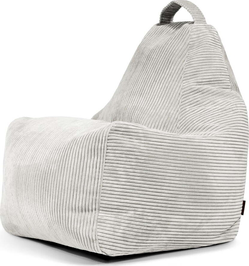 Krémový manšestrový sedací vak Play Amuse – SLOWDOWN