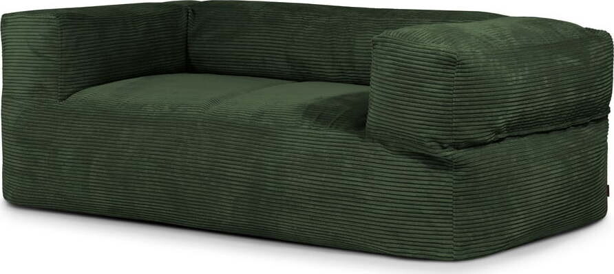 Zelený manšestrový sedací vak Sofa MooG – SLOWDOWN