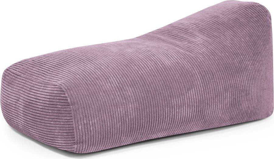 Fialový manšestrový sedací vak Snug 130 – SLOWDOWN