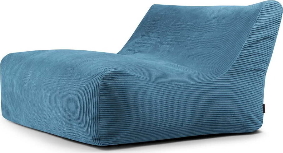 Modrý manšestrový sedací vak Sofa Lounge – SLOWDOWN