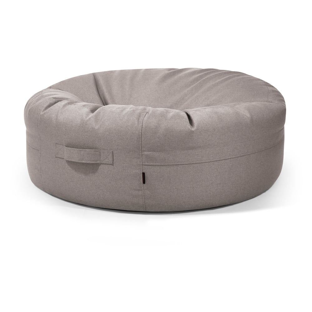 Šedobéžový sedací vak Roll 135 – SLOWDOWN