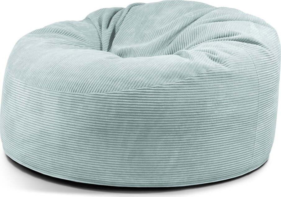 Manšestrový sedací vak v mentolové barvě Om 135 – SLOWDOWN