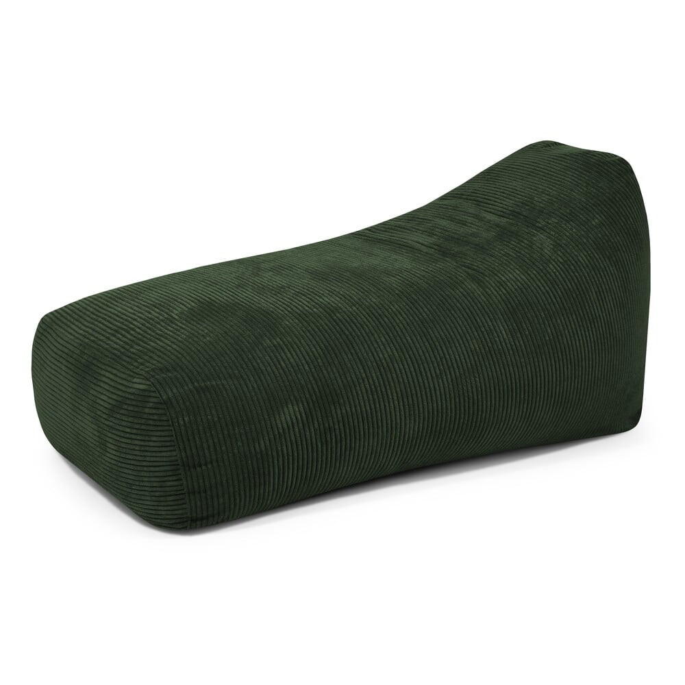 Zelený manšestrový sedací vak Snug Long 140 – SLOWDOWN