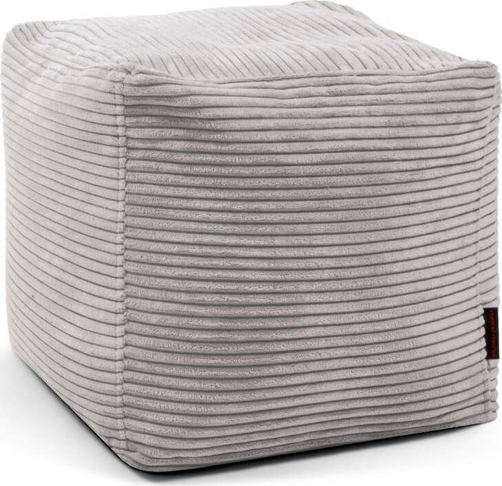 Světle šedý manšestrový sedací vak Up! MooG – SLOWDOWN