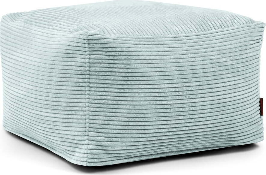 Manšestrový sedací vak v mentolové barvě Softbox MooG – SLOWDOWN