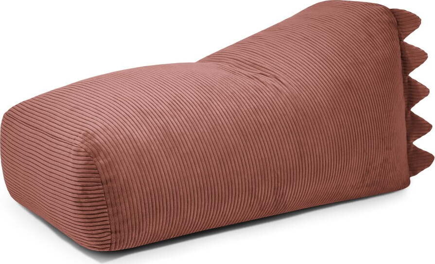 Manšestrový dětský sedací vak v cihlové barvě Snug 130 Dragon – SLOWDOWN