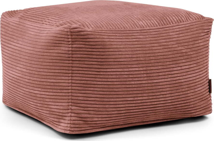 Manšestrový sedací vak v cihlové barvě Softbox MooG – SLOWDOWN