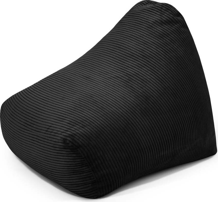 Černý manšestrový dětský sedací vak Snug 80 – SLOWDOWN