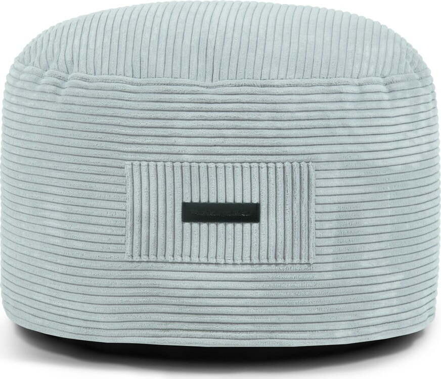 Manšestrový taburet v mentolové barvě Om 60 – SLOWDOWN