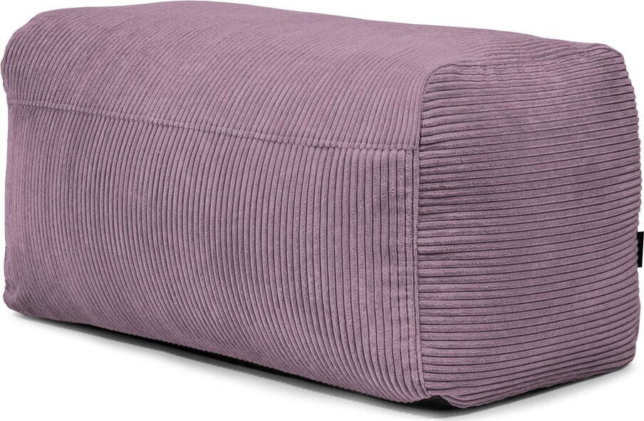 Fialový manšestrový sedací vak Plus 100 Lounge – SLOWDOWN