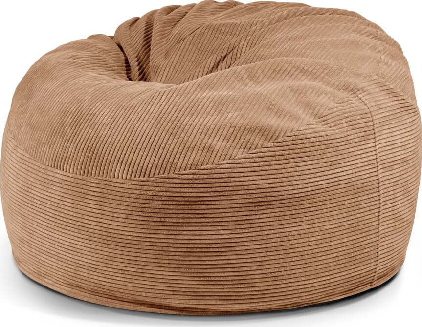 Hnědý manšestrový sedací vak Om 110 – SLOWDOWN