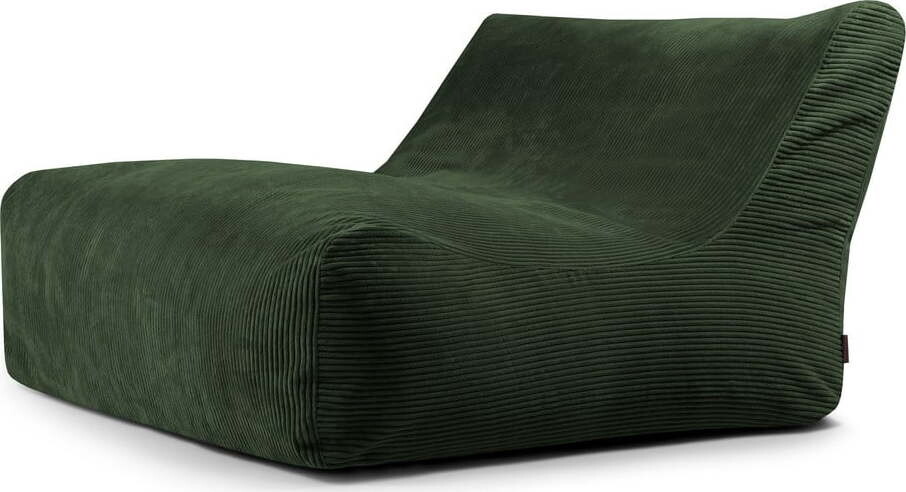 Zelený manšestrový sedací vak Sofa Lounge – SLOWDOWN