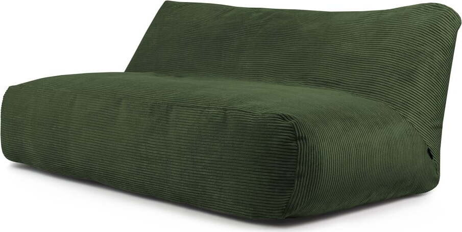 Zelený manšestrový sedací vak Sofa Tube 190 – SLOWDOWN