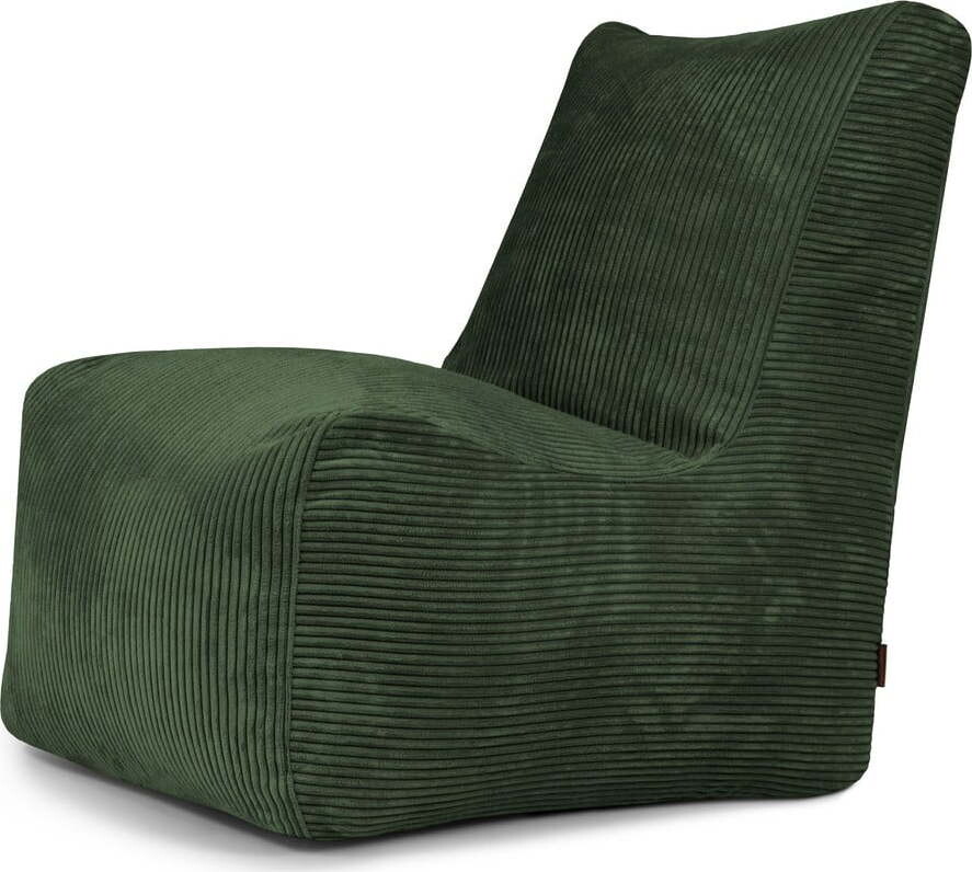 Zelený manšestrový sedací vak Seat Lounge – SLOWDOWN