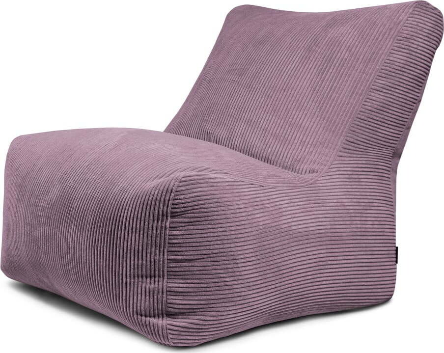 Fialový manšestrový sedací vak Seat 100 Lounge – SLOWDOWN