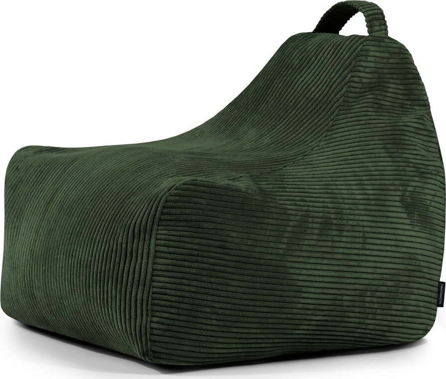 Zelený manšestrový dětský sedací vak Game Amuse – SLOWDOWN