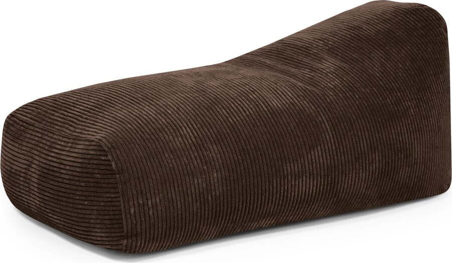 Tmavě hnědý manšestrový sedací vak Snug 130 – SLOWDOWN