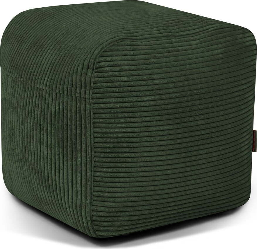 Zelený manšestrový sedací vak Plus 50 Lounge – SLOWDOWN