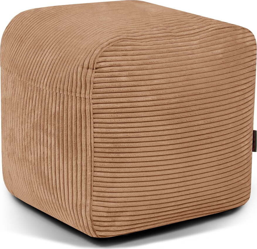 Hnědý manšestrový sedací vak Plus 50 Lounge – SLOWDOWN