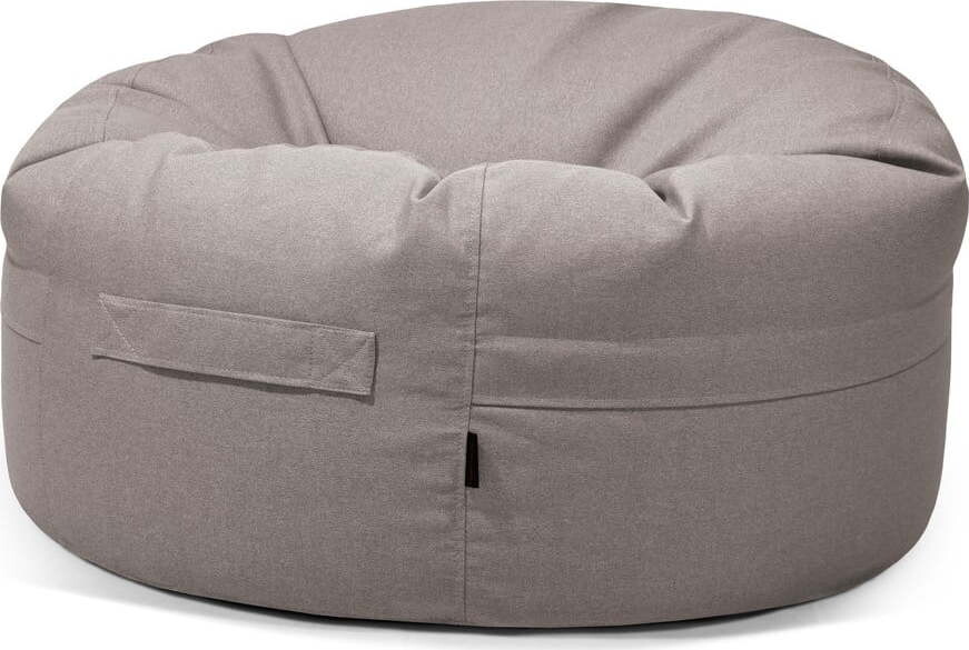 Šedobéžový sedací vak Roll 105 – SLOWDOWN