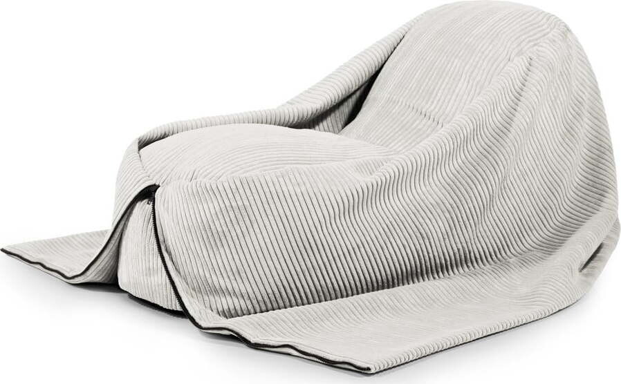 Krémový manšestrový dětský sedací vak Cocoon 120 – SLOWDOWN