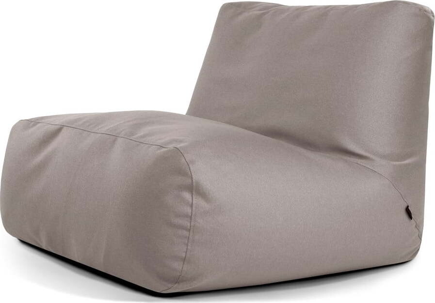 Šedobéžový sedací vak Tube 100 – SLOWDOWN