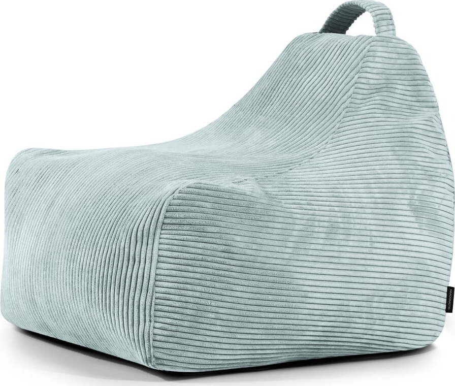 Manšestrový dětský sedací vak v mentolové barvě Game Amuse – SLOWDOWN