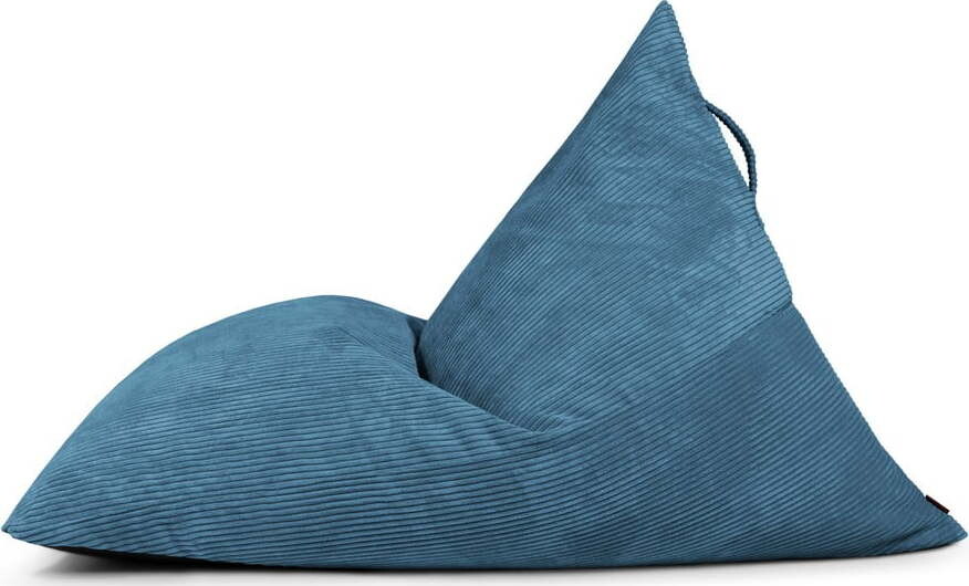 Modrý manšestrový sedací vak Razzmatazz – SLOWDOWN