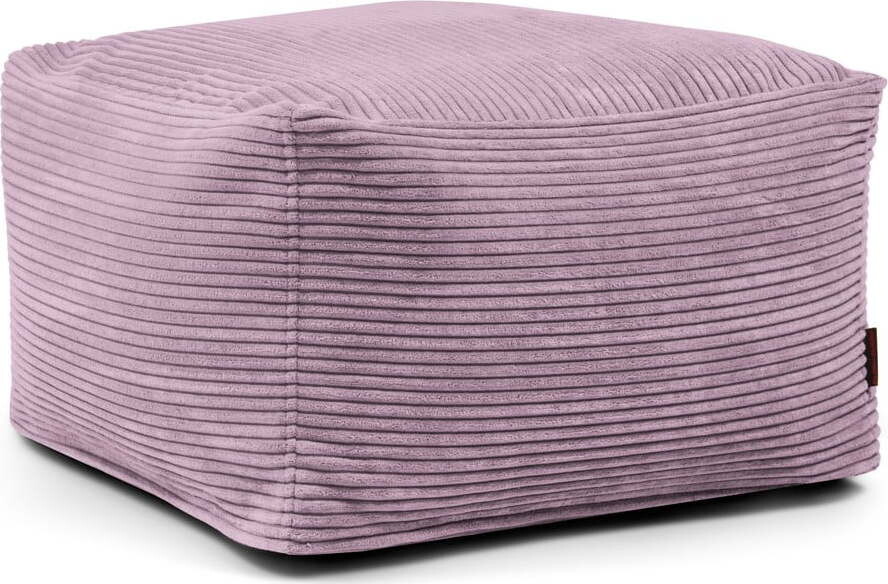 Fialový manšestrový sedací vak Softbox MooG – SLOWDOWN