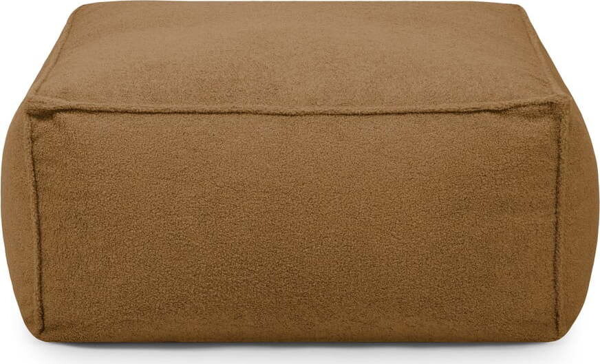 Hnědý sedací vak z textilie bouclé Mass – SLOWDOWN